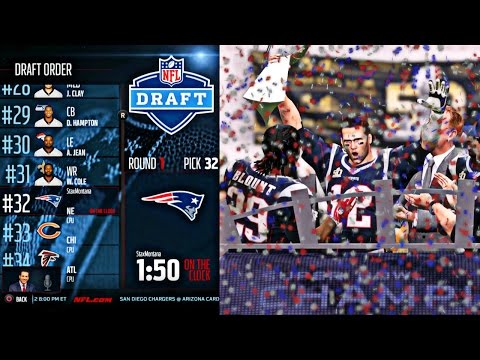 Madden 16 Career Mode - Getting Drafted In The 1st Round ! | Patriots Super Bowl Champions AGAIN !