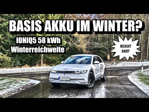 Ioniq5 58 kWh Winterreichweite  Ladezeit und Verbrauch im Megatest. #elektroauto #hyundai