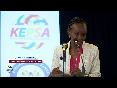 KEPSA CEO, MS. CAROLE KARIUKI