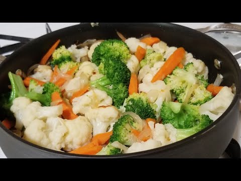 , title : 'How to make Cauliflower Broccoli and Carrots'