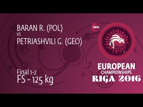 GOLD FS - 125 kg: G. PETRIASHVILI (GEO) df. R. BARAN (POL) by TF, 11-0