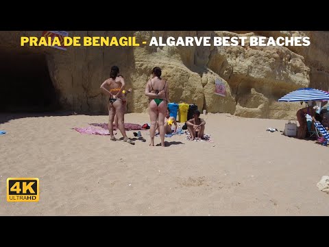 Best Of Algarve! Benagil Beach Walk ☀️🏖️ Algarve Portugal 2022 - 4K