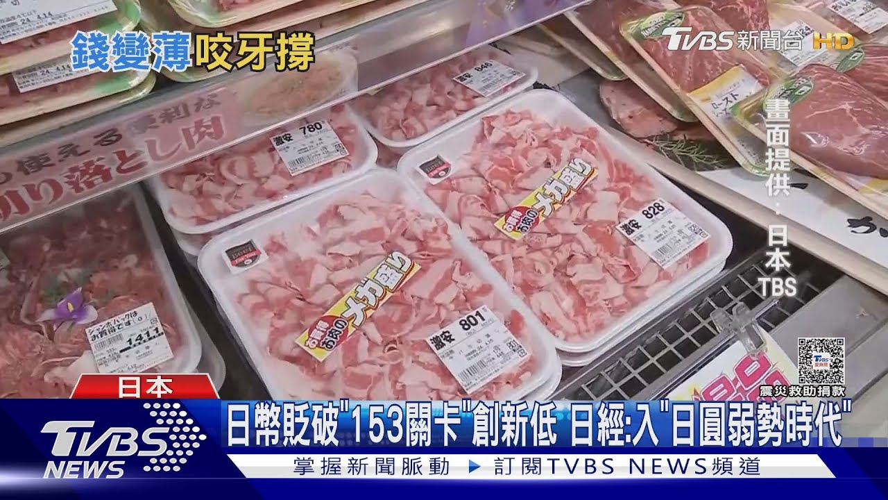 日幣貶破「153關卡」創新低　日經:入「日圓弱勢時代」