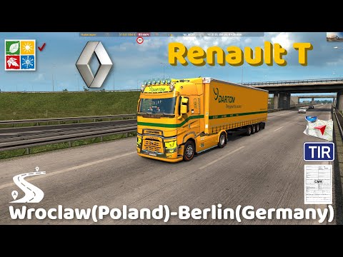 ETS 2 1.36●Renault T●Wroclaw(Poland)-Berlin(Germany)
