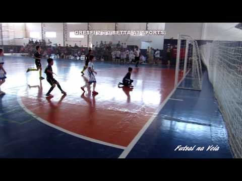 FUTSAL INFANTIL MELHORES MOMENTOS DE C T GRESFI 6 X 0 BETTA A3 SPORT