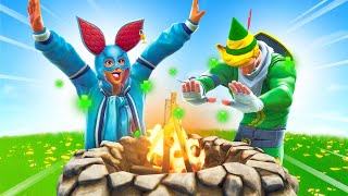 WINNING Fortnite with *ONLY* Campfires