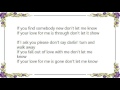 Buck Owens - If You Fall Out of Love With Me Lyrics