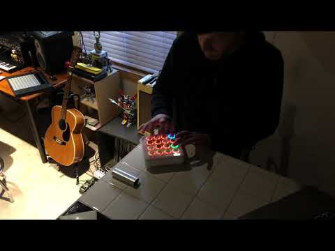 Finger drumming practice with the Midi Fighter and Ableton