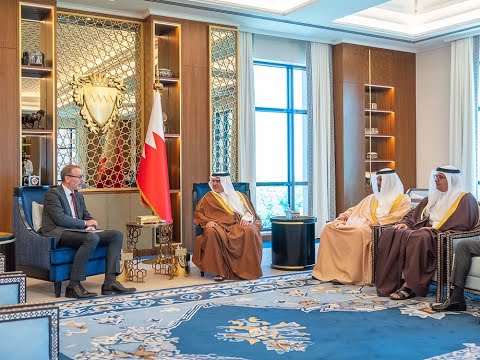 HRH the CP and PM meets with the Ambassador of the Federal Republic of Germany to Bahrain