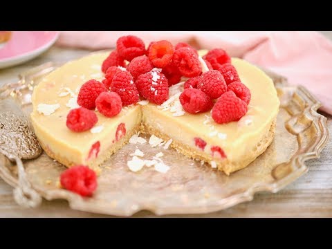 No-Bake White Chocolate Raspberry Pie - Gemma’s Bigger Bolder Baking