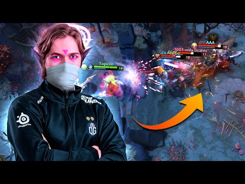 Topson Smurfing in 8371 MMR game with Templar Assassin