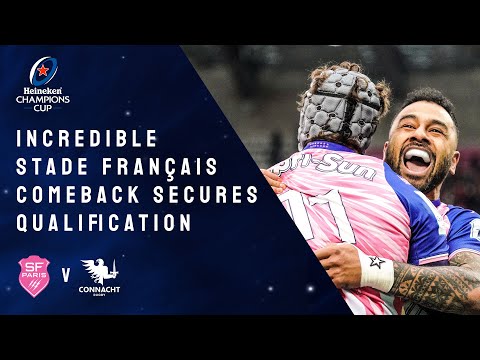 Highlights - Stade Francais Paris vs. Connacht Rugby - Round 4 │Heineken Champions Cup Rugby 2021/22