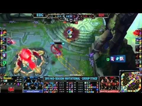 Caster's Reaction to EDG Deft Quadra - League of Legends