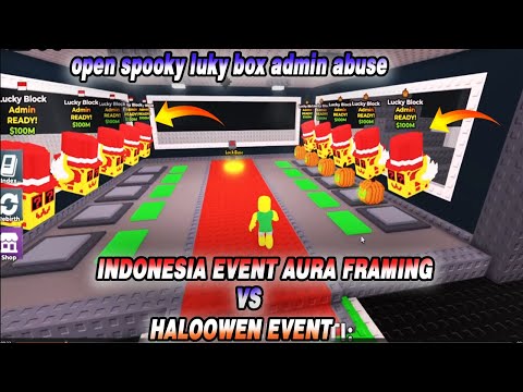 Acara kotak keberuntungan seram terbuka Indonesia vs acara Halloween kotak keberuntungan seram me...
