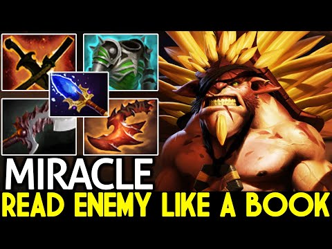 MIRACLE [Bristleback] Read Enemy Like a Book Absolutely Crazy Game Dota 2