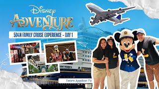 Our First Time in DISNEY CRUISE ADVENTURE: 5D4N Magical Cruise Family Vlog Experience DAY ONE