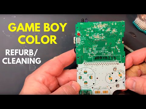 Lets Refurb! Game Boy Color Deep Cleaning