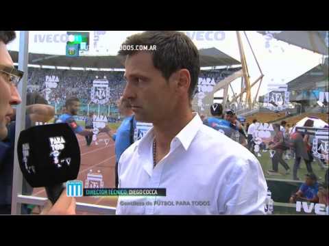 Cocca: "La propuesta no va a cambiar". Belgrano 1 - Racing 4. Fecha 9. Primera 2014. FPT.