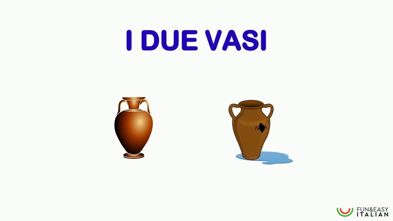 I DUE VASI (brevi storie in italiano)