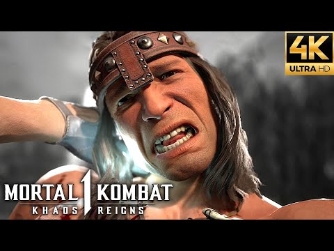 Mortal Kombat 1 - All Fatal Blows on Conan (4K 60FPS)