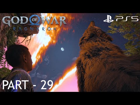 GOD OF WAR RAGNAROK Walkthrough Gameplay - Part 29 - The Moon (PS5)