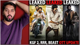 KGF Chapter 2 RRR And Beast Move Super HD Print Leaked | KGF 2, RRR, Beast OTT Release Date