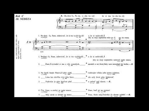 LS II, str.177 - Budem ťa, Pane, oslavovať; Ž30