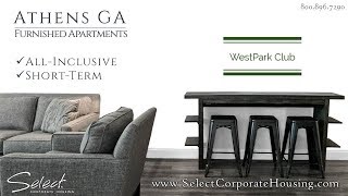 preview picture of video 'Furnished Apartments in Athens GA at WestPark Club Apartments'