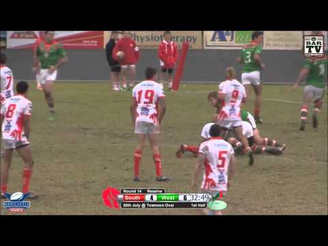 Real NRL Round 14 Reserve Grade Highlights - Souths V West