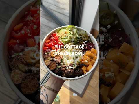 the COTTAGE CHEESE BOWL 😝💕✨ my new favourite high protein meal!