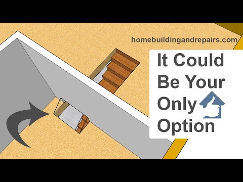 How To Go Into Other Rooms To Get Headroom Clearance For Difficult Stairways When Remodeling