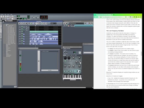 Studying how to make music with LMMS 14