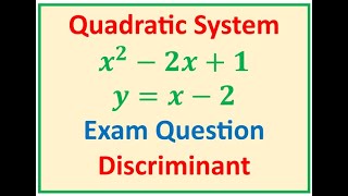 Quadratic System Number of Solution Discriminant Analysis