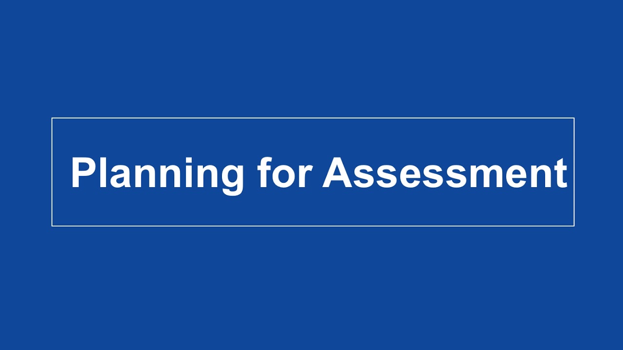 Observation and Assessment Overview