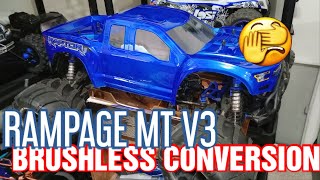 REDCAT RAMPAGE MT V3 BRUSHLESS CONVERSION