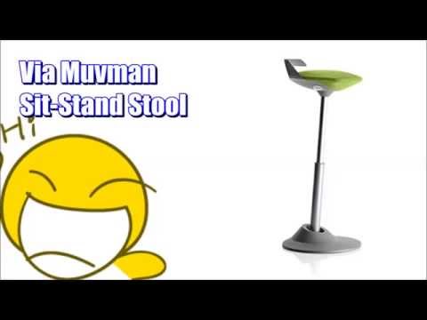 AERIS Stool | Via Muvman Sit-Stand Stool