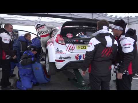 Kajetan Kajetanowicz - serwis i wyjazd na OS 3 Bemowo Rajd Barbórka 2014