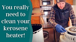An easy way to clean your kerosene heater
