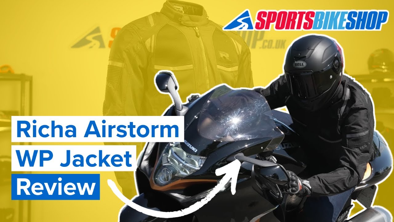 Richa Airstorm WP Textile Jacket - Black Video
