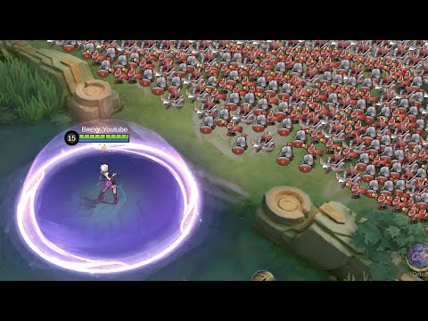 Melissa no cooldown vs 1,000 minions (unlimited shield build)