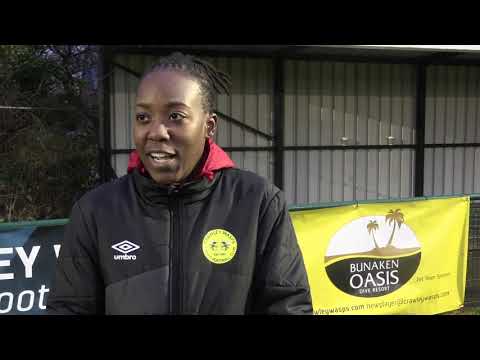 Reaction | Crawley Wasps Ladies 9-0 Denham Ladies - Kemina Webber