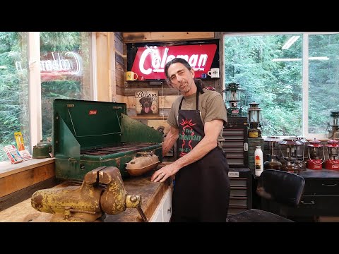 How to Rebuild a Coleman Two or Three Burner Camp Stove - Part I, Disassembly