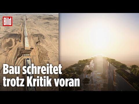 Mega-Projekt „The Line“: Jetzt wird die Wüste zubetoniert