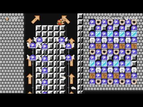 Pジャンプラッシュ2 20s P-Jump Rush ♪♪ by メロディアイ3 - Super Mario Maker - No Commentary 1bs 1bt