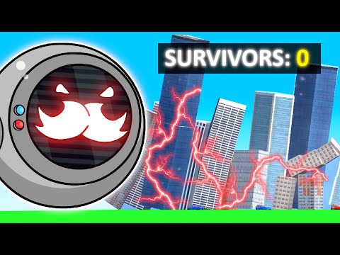 My ROBOT Evolved Into An EVIL GOD And DESTROYED THE CITY ... - City Smash