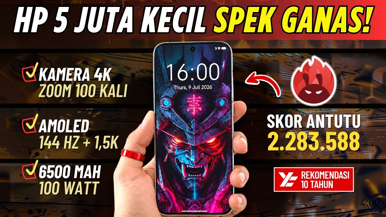 5 Rekomendasi HP 5 JUTAAN TERBAIK [5 - 5,5 JUTA] Juli 2026
