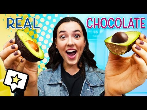 Real VS Chocolate Foods! Video