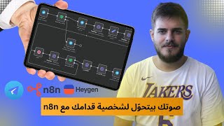 حول فويسات تيليجرام لفيديوهات بــ n8n & Heygen