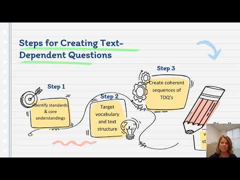 Ela Text Dependent Questions Overview
