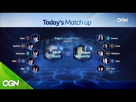 [2016.04.02] MVP Black vs Team Naventic 2일 차 B조 1세트 / 히어로즈오브더스톰 스프링 챔피언십